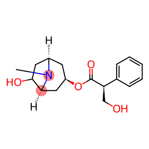 Benzeneacetic acid, α-(hydroxymethyl)-, (1S,3R,5S)-6-hydroxy-8-methyl-8-azabicyclo[3.2.1]oct-3-yl ester, (αS)-