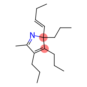 2-[(E)-but-1-enyl]-5-methyl-2,3,4-tripropylpyrrole