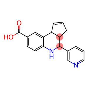 4-(3-Pyridinyl)-3a,4,5,9b-tetrahydro-3H-cyclopenta[c]quinoline-8-carboxylic acid