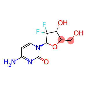 4-Amino-1-[3,3-difluoro-4-hydroxy-5-(hydroxymethyl)tetrahydrofuran-2-yl]-1H-pyrimidin-2-one