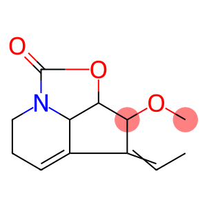 (2aα,3α,4Z,7bα)-4-ethylidene-2a,3,4,6,7,7b-hexahydro-3-methoxy-1H-2-oxa-7a-azacyclopentinden-1-one