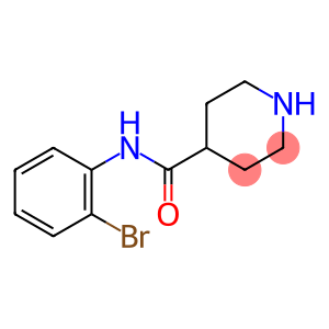 4-Piperidinecarboxamide, N-(2-bromophenyl)-