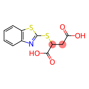 Butanedioic acid, (2-benzothiazolylthio)-