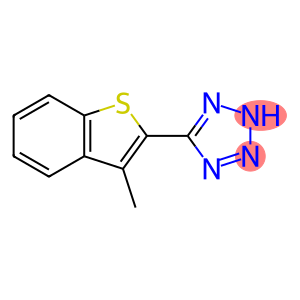 3-methyl-2-(1H-tetrazol-5yl) benzothiophene