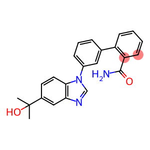3'-[5-(1-Hydroxy-1-methylethyl)-1H-benzimidazol-1-yl][1,1'-biphenyl]-2-carboxamide