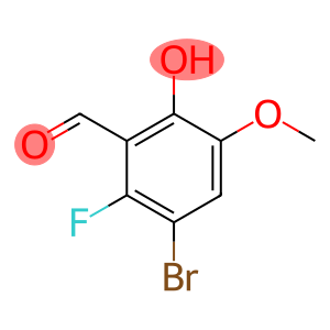 3-Bromo-2-fluoro-6-hydroxy-5-methoxybenzaldehyde