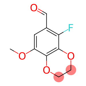 5-Fluoro-8-methoxy-2,3-dihydrobenzo[b][1,4]dioxine-6-carbaldehyde