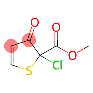 2-Thiophenecarboxylic acid, 2-chloro-2,3-dihydro-3-oxo-, Methyl ester