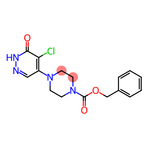 benzyl 4-(5-chloro-6-oxo-1,6-dihydro-4-pyridazinyl)tetrahydro-1(2H)-pyrazinecarboxylate