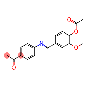 4-{[(4-acetylphenyl)imino]methyl}-2-methoxyphenyl acetate