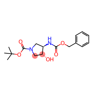 Trans-Tert-Butyl 3-(((Benzyloxy)Carbonyl)Amino)-4-Hydroxypyrrolidine-1-Carboxylate