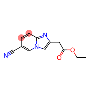 Imidazo[1,2-a]pyridine-2-acetic acid, 6-cyano-, ethyl ester