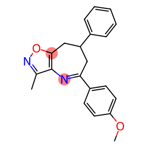 5-(4-methoxyphenyl)-3-methyl-7-phenyl-7,8-dihydro-6H-isoxazolo[4,5-b]azepine