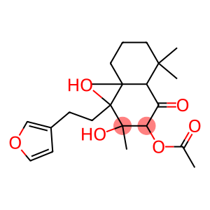 (+)-2-Acetyloxy-4-[2-(3-furanyl)ethyl]-3,4,4a,5,6,7,8,8a-octahydro-3,4-dihydroxy-3,4a,8,8-tetramethylnaphthalen-1(2H)-one