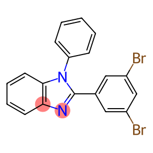 1H-BENZIMIDAZOLE, 2-(3,5-DIBROMOPHENYL)-1-PHENYL-