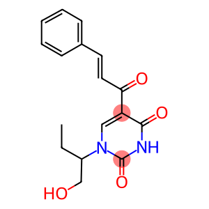 5-cinnamoyl-1-[1-(hydroxymethyl)propyl]-2,4(1H,3H)-pyrimidinedione