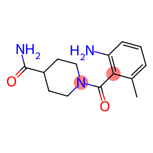 1-(2-amino-6-methylbenzoyl)piperidine-4-carboxamide