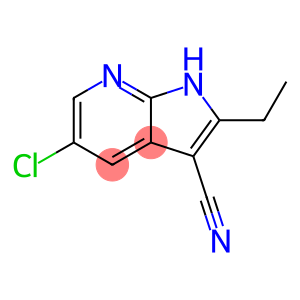 1H-Pyrrolo[2,3-b]pyridine-3-carbonitrile, 5-chloro-2-ethyl-