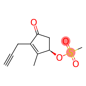 Methanesulfonic acid (R)-2-methyl-4-oxo-3-(2-propynyl)-2-cyclopentenyl ester