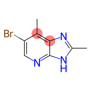 6-bromo-2,7-dimethyl-1H-imidazo[4,5-b]pyridine