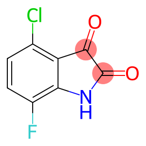 4-CHLORO-7-FLUORO-1H-INDOLE-2,3-DIONE(WX142473)