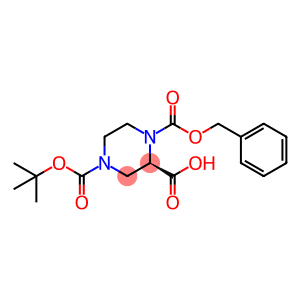 (R)-4-叔丁氧羰基-1-苄氧羰基-2-哌嗪羧酸