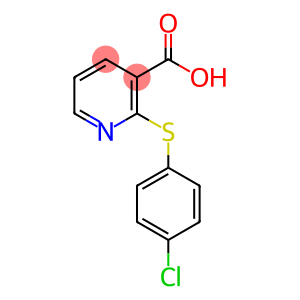 3-Pyridinecarboxylic acid, 2-[(4-chlorophenyl)thio]-