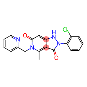 2-(2-chlorophenyl)-4-Methyl-5-(pyridin-2-ylMethyl)-1H-pyrazolo[4,3-c]pyridine-3,6(2H,5H)-dione