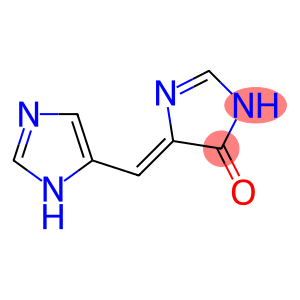 4H-Imidazol-4-one,  3,5-dihydro-5-(1H-imidazol-5-ylmethylene)-