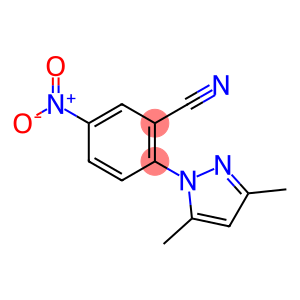 2-(3,5-dimethyl-1H-pyrazol-1-yl)-5-nitrobenzonitrile