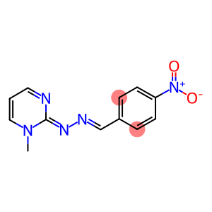 1-Methyl-2(1H)-pyrimidinone-p-nitrobenzaldehydeazine
