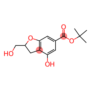6-BENZOFURANCARBOXYLIC ACID, 2,3-DIHYDRO-4-HYDROXY-2-(HYDROXYMETHYL)-, 1,1-DIMETHYLETHYL ESTER