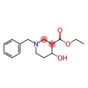 4-Hydroxy-1-(phenylmethyl)-3-piperidinecarboxylic acid ethyl ester
