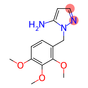 2-[(2,3,4-trimethoxyphenyl)methyl]pyrazol-3-amine