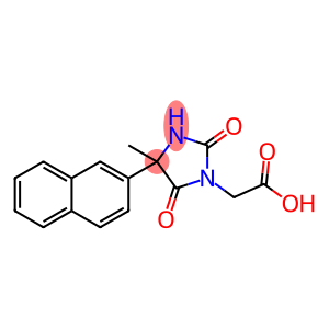 2-[4-methyl-4-(naphthalen-2-yl)-2,5-dioxoimidazolidin-1-yl]acetic acid