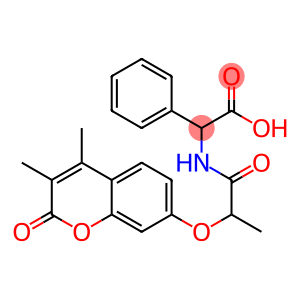 ({2-[(3,4-dimethyl-2-oxo-2H-chromen-7-yl)oxy]propanoyl}amino)(phenyl)acetic acid