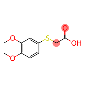 [(3,4-dimethoxyphenyl)sulfanyl]acetic acid
