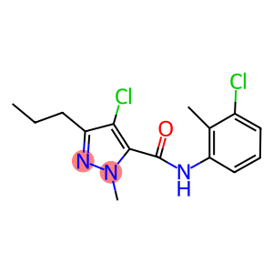 4-chloro-N-(3-chloro-2-methylphenyl)-1-methyl-3-propyl-1H-pyrazole-5-carboxamide
