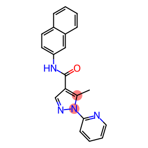 5-methyl-N-(2-naphthyl)-1-(2-pyridinyl)-1H-pyrazole-4-carboxamide