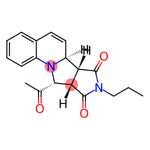 10-acetyl-8-propyl-9a,10-dihydro-6aH-pyrrolo[3',4':3,4]pyrrolo[1,2-a]quinoline-7,9(6bH,8H)-dione