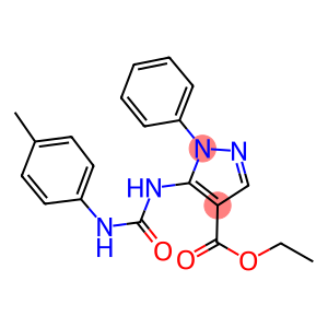 ethyl 1-phenyl-5-[(4-toluidinocarbonyl)amino]-1H-pyrazole-4-carboxylate