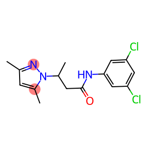 N-(3,5-dichlorophenyl)-3-(3,5-dimethyl-1H-pyrazol-1-yl)butanamide