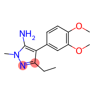 4-(3,4-dimethoxyphenyl)-5-ethyl-2-methylpyrazol-3-amine