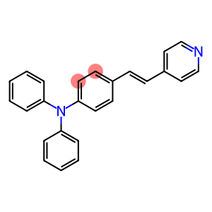 (E)-N,N-diphenyl-4-(2-(pyridin-4-yl)vinyl)aniline