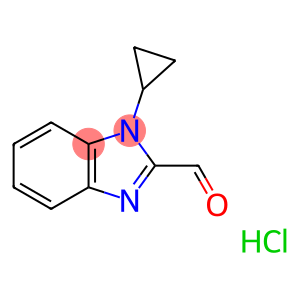 1-cyclopropyl-1H-benzimidazole-2-carbaldehyde hydrochloride