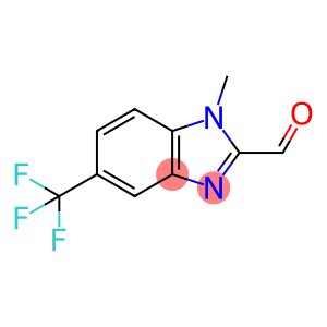 1-methyl-5-(trifluoromethyl)-1H-1,3-benzodiazole-2-carbaldehyde