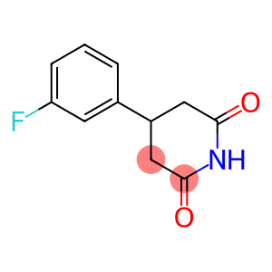 4-(3-fluorophenyl)piperidine-2,6-dione