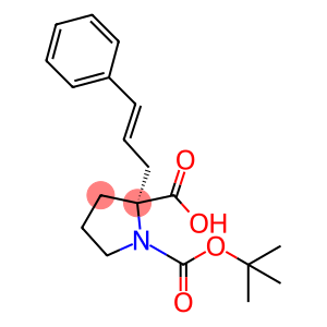 (2R)-1-[(tert-butoxy)carbonyl]-2-[(2E)-3-phenylprop-2-en-1-yl]pyrrolidine-2-carboxylic acid
