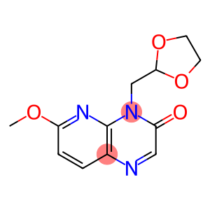 4-(1,3-dioxolan-2-ylmethyl)-6-methoxypyrido(2,3-b)pyrazin-3(4H)-one