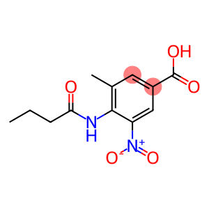 3-Methyl-5-nitro-4-[(1-oxobutyl)amino]benzoic Acid